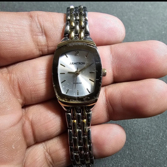 Armitron Accessories - Armitron Gold/Silver Toned Women’s Quartz Watch 75/5195TT Working
